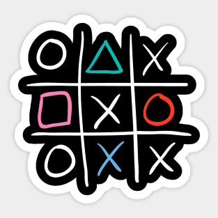 Tic Tac Toe Sticker